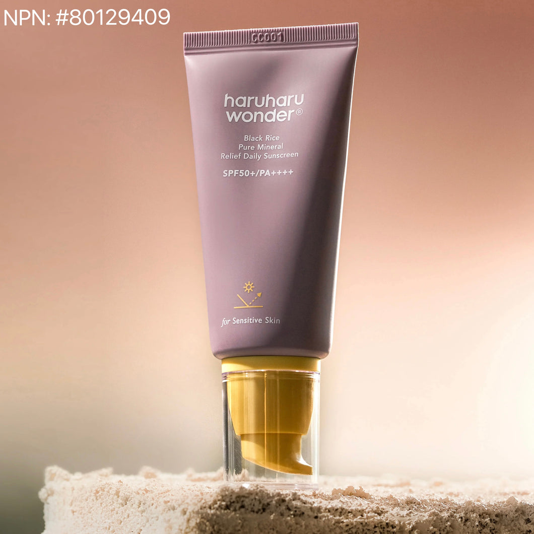 Haruharu Wonder Pure Mineral Relief Daily sunscreen