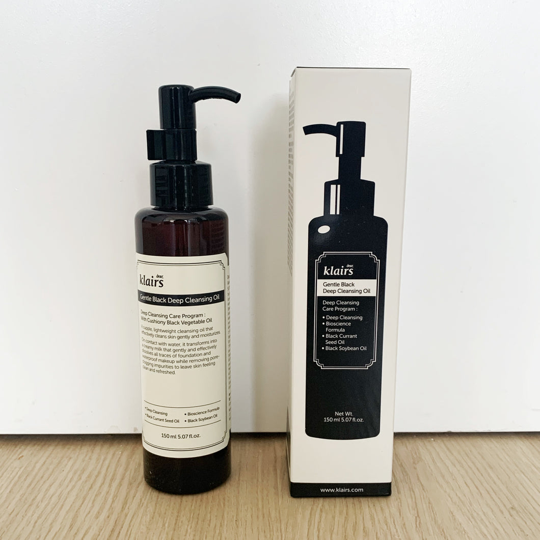 Klairs Gentle Black Deep Cleansing Oil - SKIN.TO