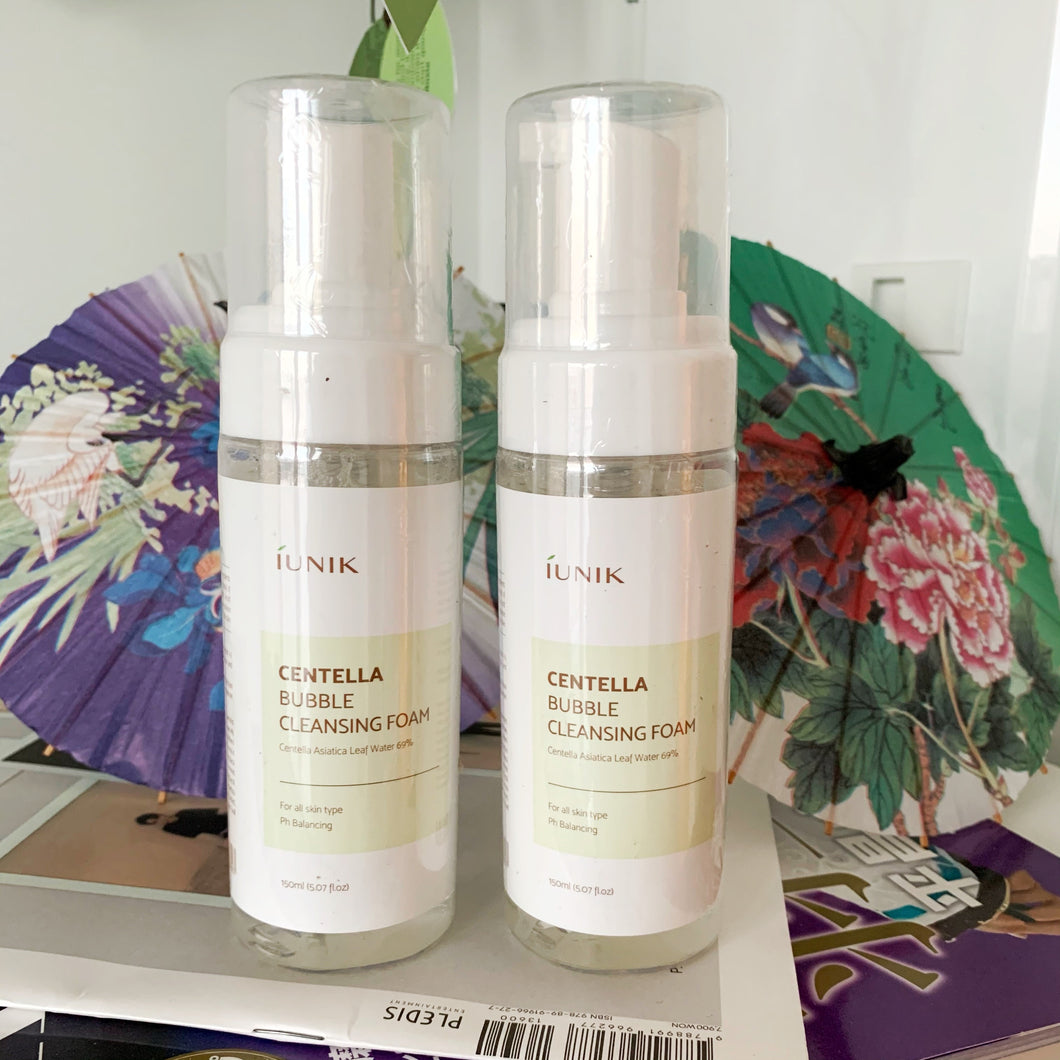 iUNIK Centella Bubble Cleansing Foam - SKIN.TO